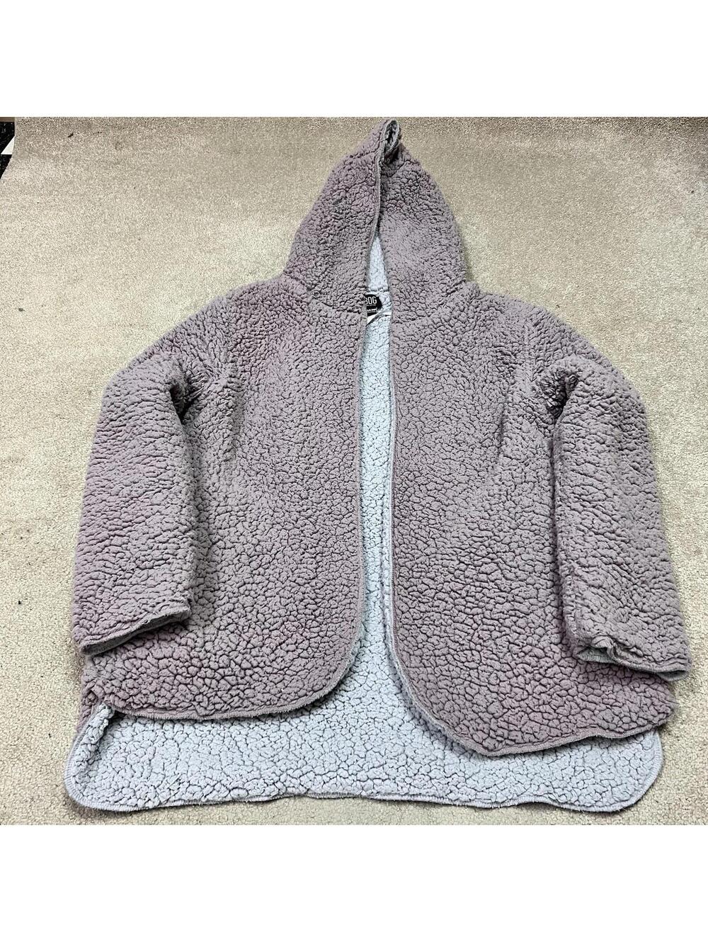 BDG Urban Outfitters Jacket Purple Long Sleeve Hooded Size XS Open